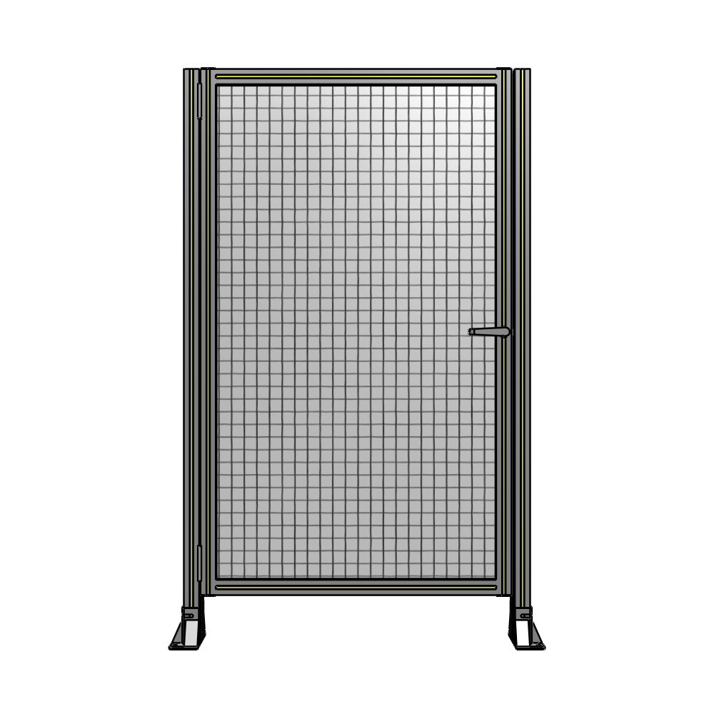 G5-1700-1020-0150-EYMTK DOOR-ROBUST FRAME, HANDLE/INTERNAL EGRESS ON RIGHT 1700MM X 1020MM 1" MESH, AS A KIT