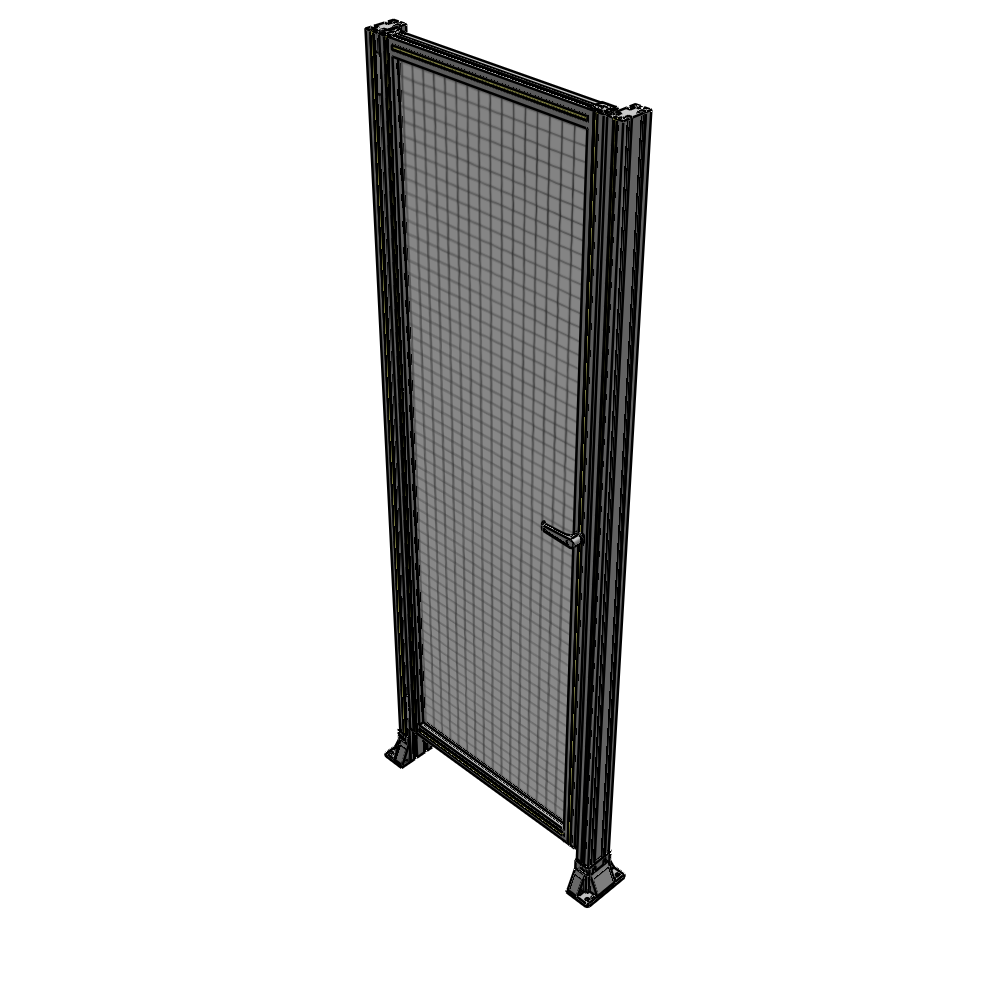 G5-2400-0820-0150-EYMTA DOOR-ROBUST FRAME, HANDLE/INTERNAL EGRESS ON RIGHT 2135MM X 820MM 1" MESH, FULLY ASSEMBLED