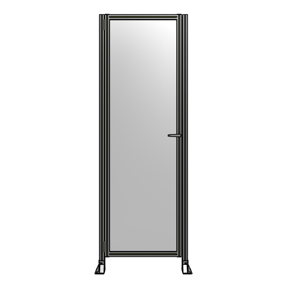 G5-2400-0820-0150-EYPTK DOOR-ROBUST FRAME, HANDLE/INTERNAL EGRESS ON RIGHT 2135MM X 820MM 1/4" POLYCARBONATE, AS A KIT
