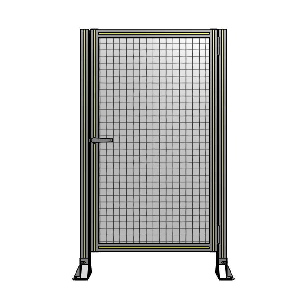 G6-1400-0820-0150-EYMTK DOOR-ROBUST FRAME, HANDLE/INTERNAL EGRESS ON LEFT 1400MM X 820MM 1" MESH, AS A KIT