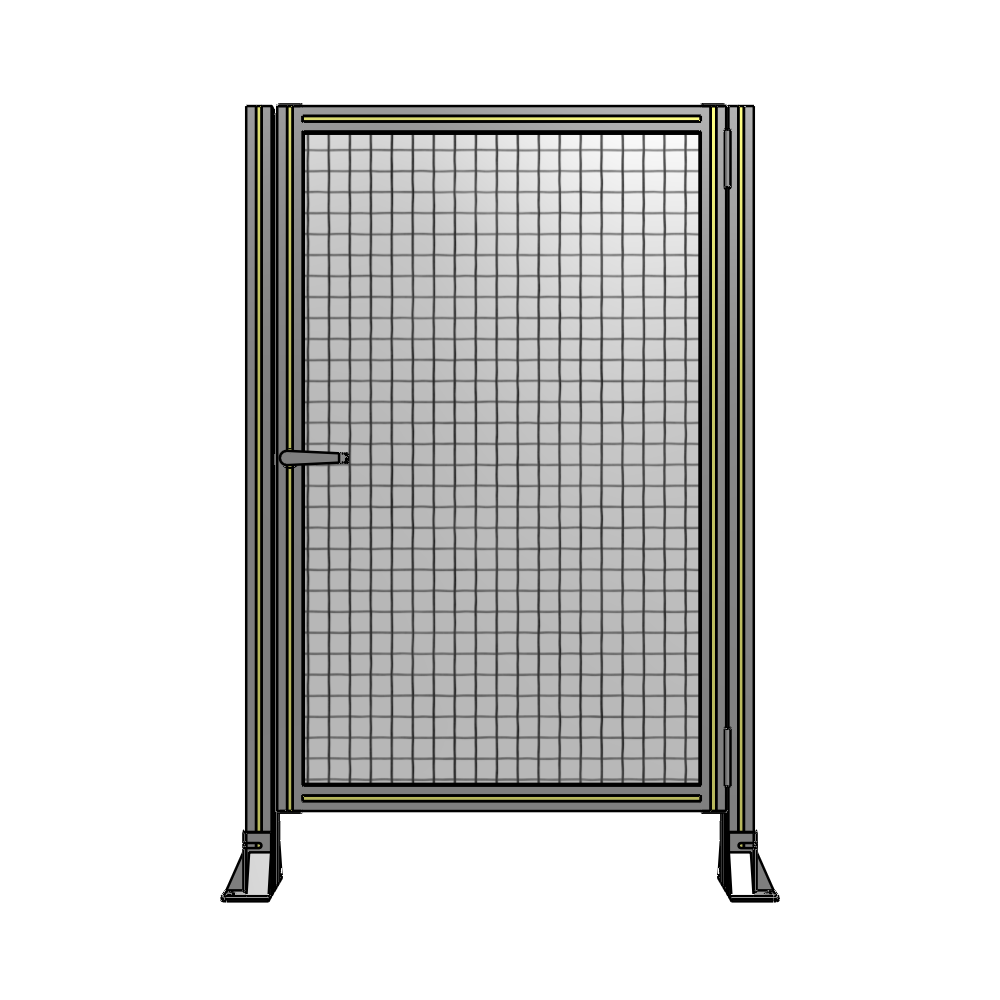 G6-1400-0900-0150-EYMTK DOOR-ROBUST FRAME, HANDLE/INTERNAL EGRESS ON LEFT 1400MM X 900MM 1" MESH, AS A KIT