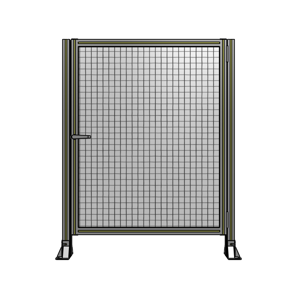 G6-1400-1100-0150-EYMTK DOOR-ROBUST FRAME, HANDLE/INTERNAL EGRESS ON LEFT 1400MM X 1100MM 1" MESH, AS A KIT