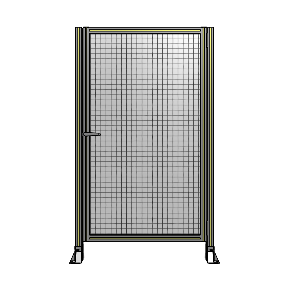 G6-1700-1000-0150-EYMTK DOOR-ROBUST FRAME, HANDLE/INTERNAL EGRESS ON LEFT 1700MM X 1000MM 1" MESH, AS A KIT
