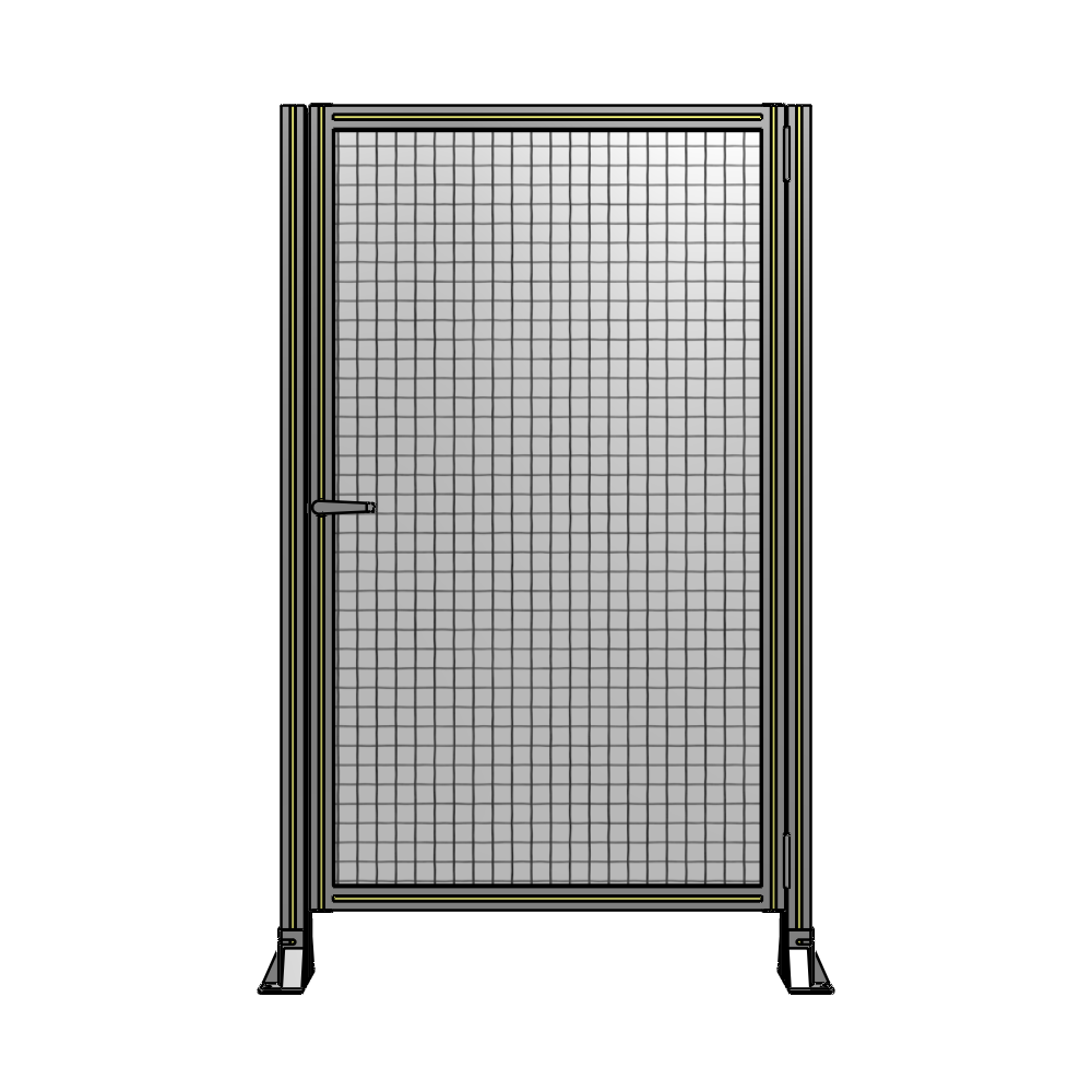 G6-1700-1020-0150-EYMTA DOOR-ROBUST FRAME, HANDLE/INTERNAL EGRESS ON LEFT 1700MM X 1020MM 1" MESH, FULLY ASSEMBLED