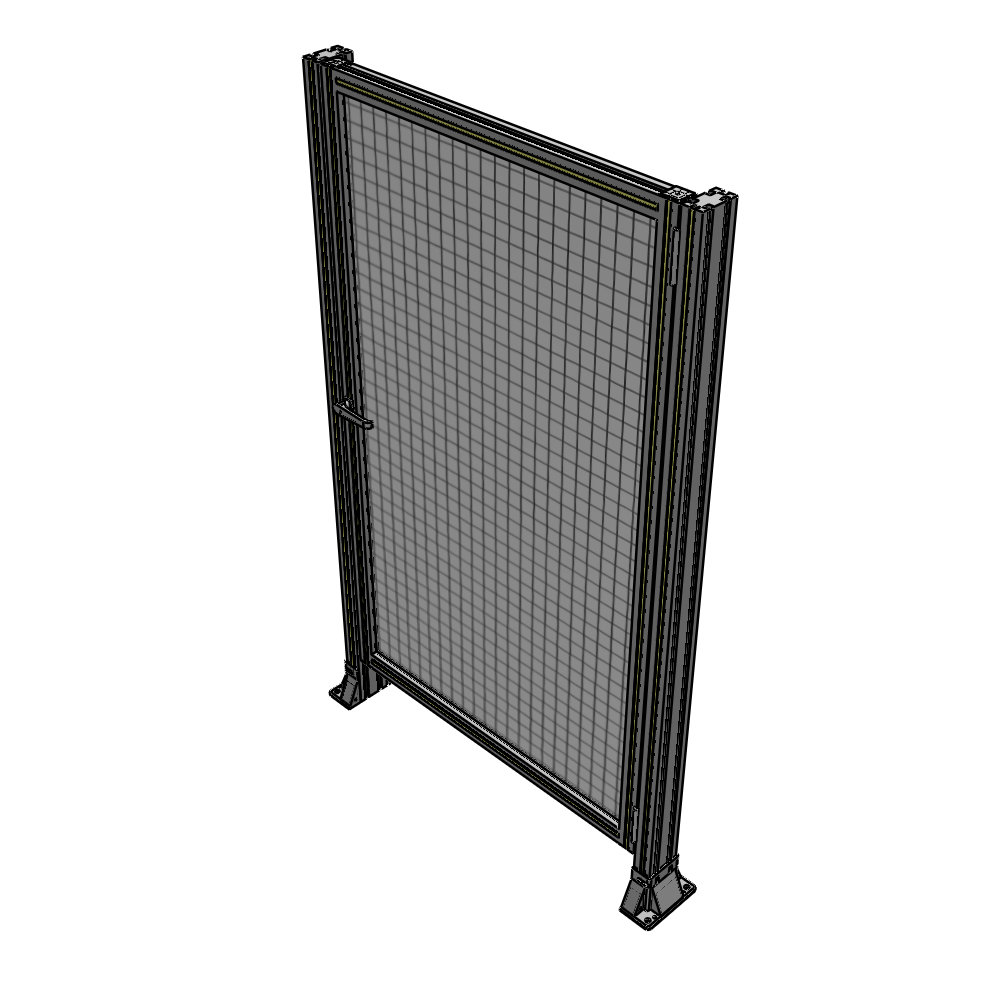 G6-1700-1020-0150-EYMTA DOOR-ROBUST FRAME, HANDLE/INTERNAL EGRESS ON LEFT 1700MM X 1020MM 1" MESH, FULLY ASSEMBLED