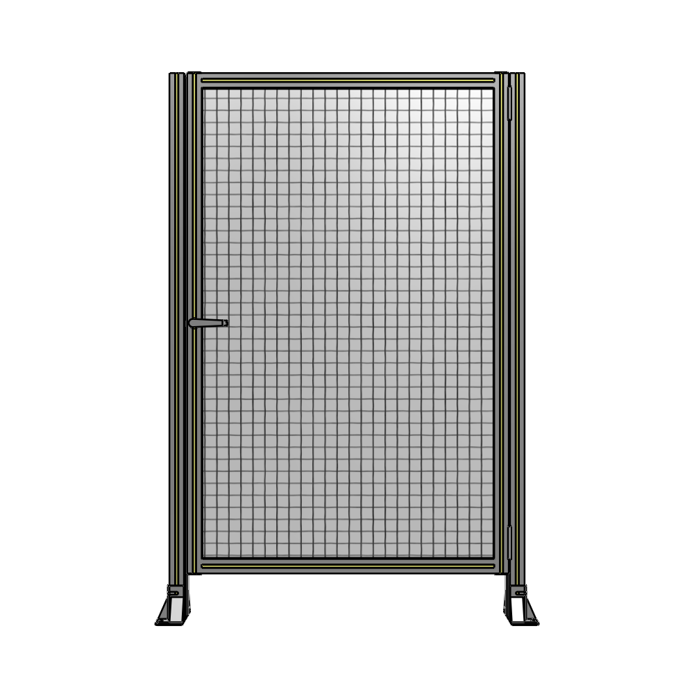 G6-1700-1100-0150-EYMTA DOOR-ROBUST FRAME, HANDLE/INTERNAL EGRESS ON LEFT 1700MM X 1100MM 1" MESH, FULLY ASSEMBLED