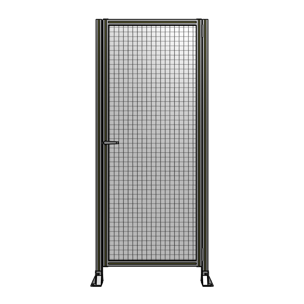 G6-2135-0900-0150-EYMTK DOOR-ROBUST FRAME, HANDLE/INTERNAL EGRESS ON LEFT 2135MM X 900MM 1" MESH, AS A KIT