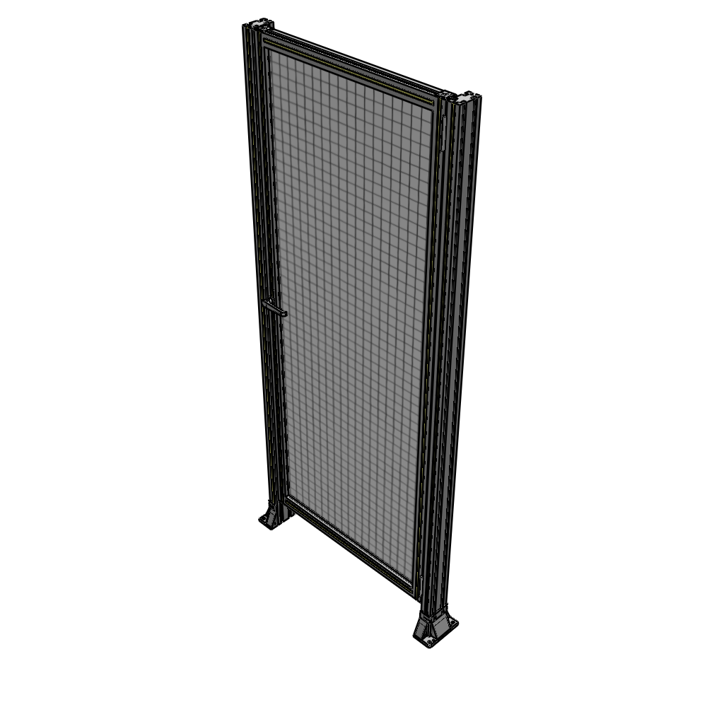 G6-2135-0900-0150-EYMTK DOOR-ROBUST FRAME, HANDLE/INTERNAL EGRESS ON LEFT 2135MM X 900MM 1" MESH, AS A KIT