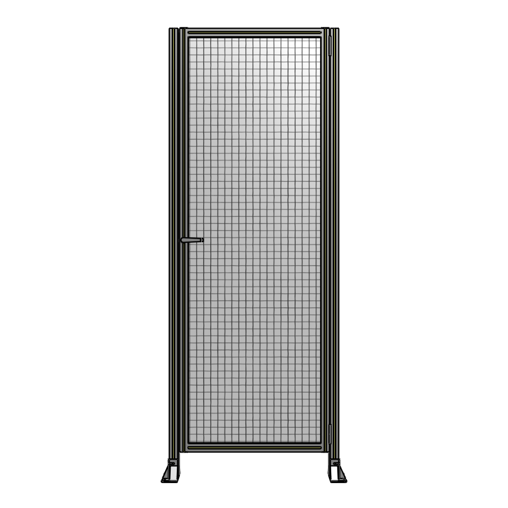G6-2400-0900-0150-EYMTA DOOR-ROBUST FRAME, HANDLE/INTERNAL EGRESS ON LEFT 2135MM X 900MM 1" MESH, FULLY ASSEMBLED
