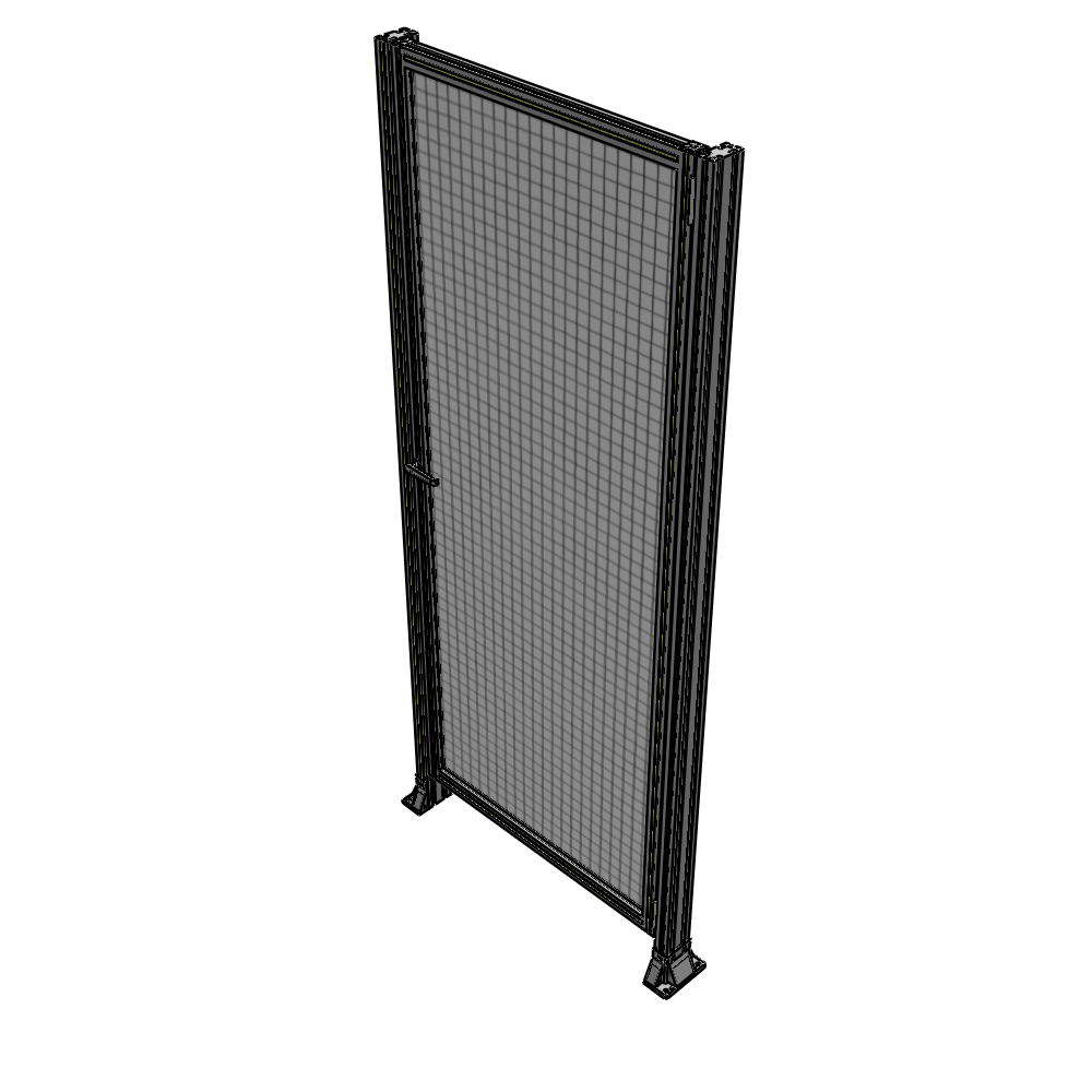 G6-2400-1020-0150-EYMTK DOOR-ROBUST FRAME, HANDLE/INTERNAL EGRESS ON LEFT 2135MM X 1020MM 1" MESH, AS A KIT