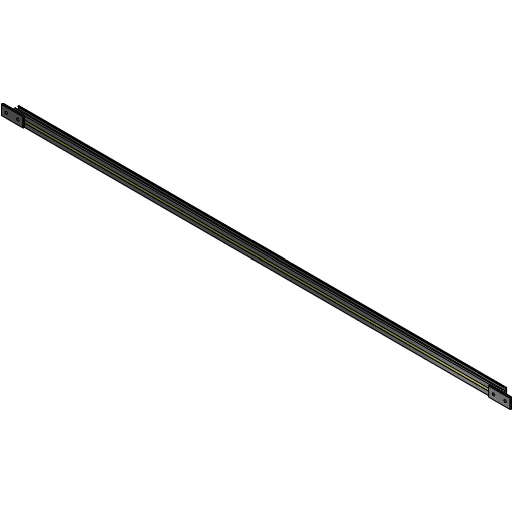 L1-1890-YTA 1890MM LONG HALF STRAP, MOUNTS VERTICALLY ON 2135MM TALL GUARD SECTIONS