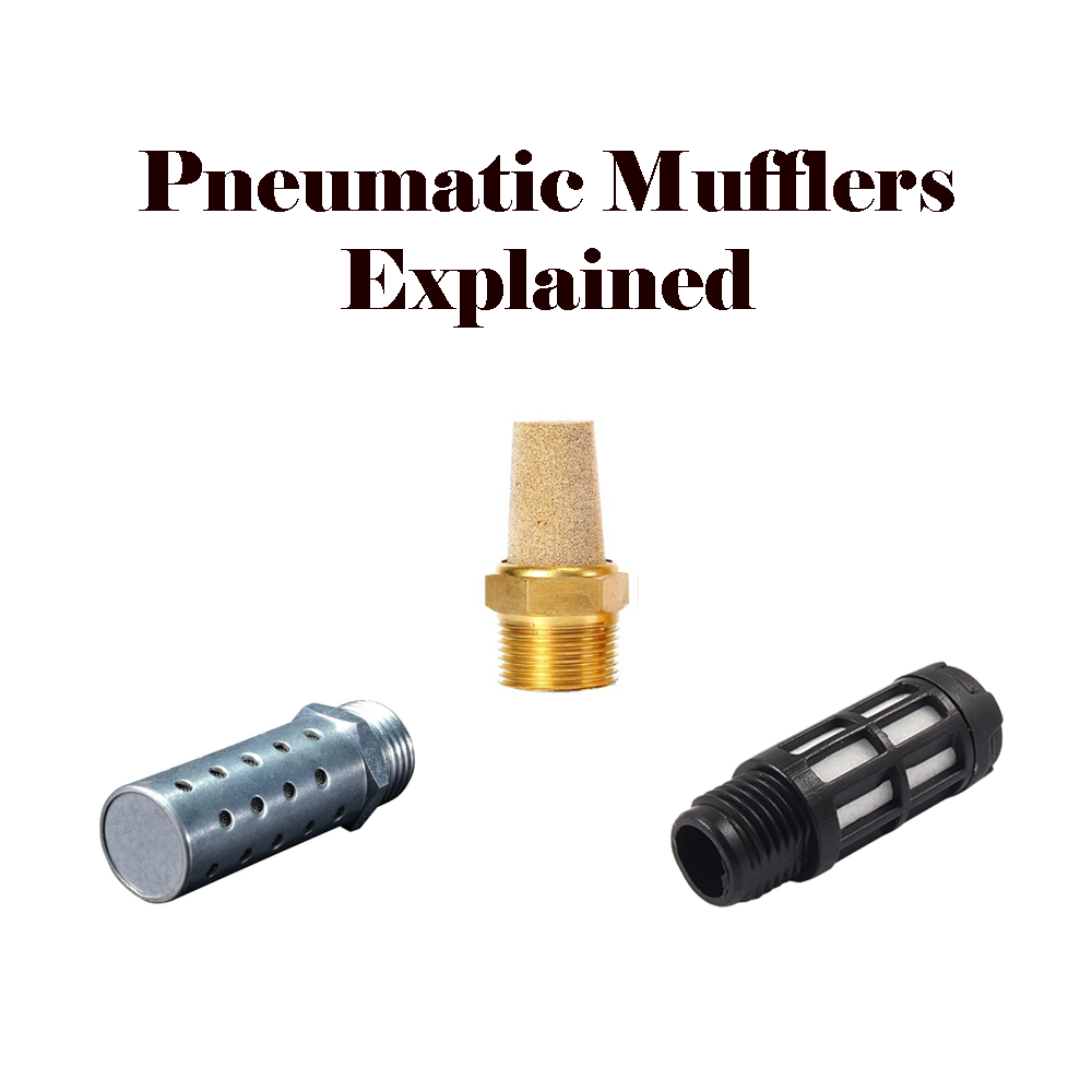 Pneumatic Muffler Air Line Control Exhaust Compressor Fitting