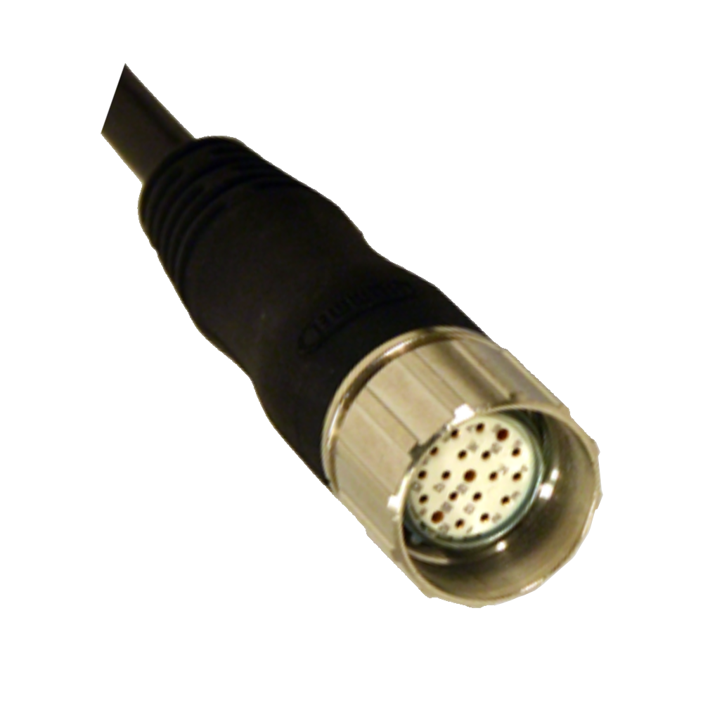 1360954 REER FEMALE CONNECTOR CABLE, 20M,M23 19-POLE STRAIGHT CONNECTOR(CJ20)