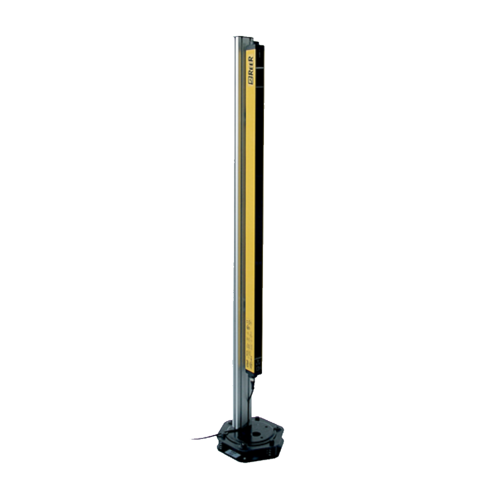 1200519 REER FLOOR MOUNT COLUMN, 80X80MM, H=1200MM, ANODISED ALUM, STAINLESS STEEL ACCESS(FMC-B18 1200 SS)