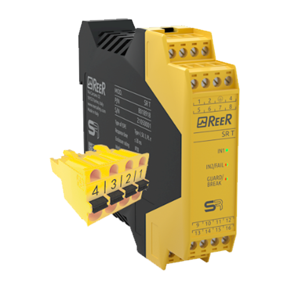 1330810 REER SAFETY INTERFACE FOR TWO-HAND CONTROLS, CLAMP TERMINAL BLOCKS(SR T C)