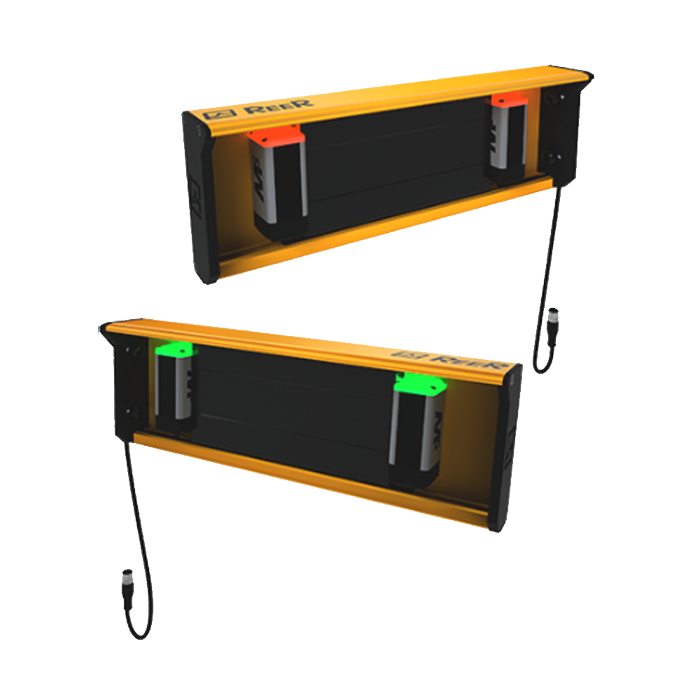 1390811 REER MUTING BRACKETS, 2 M5 SENSOR, L-LOGIC, CROSSED/PARALLEL BEAM, HIGH SPEED, L: 790MM(MZ L2XP V)