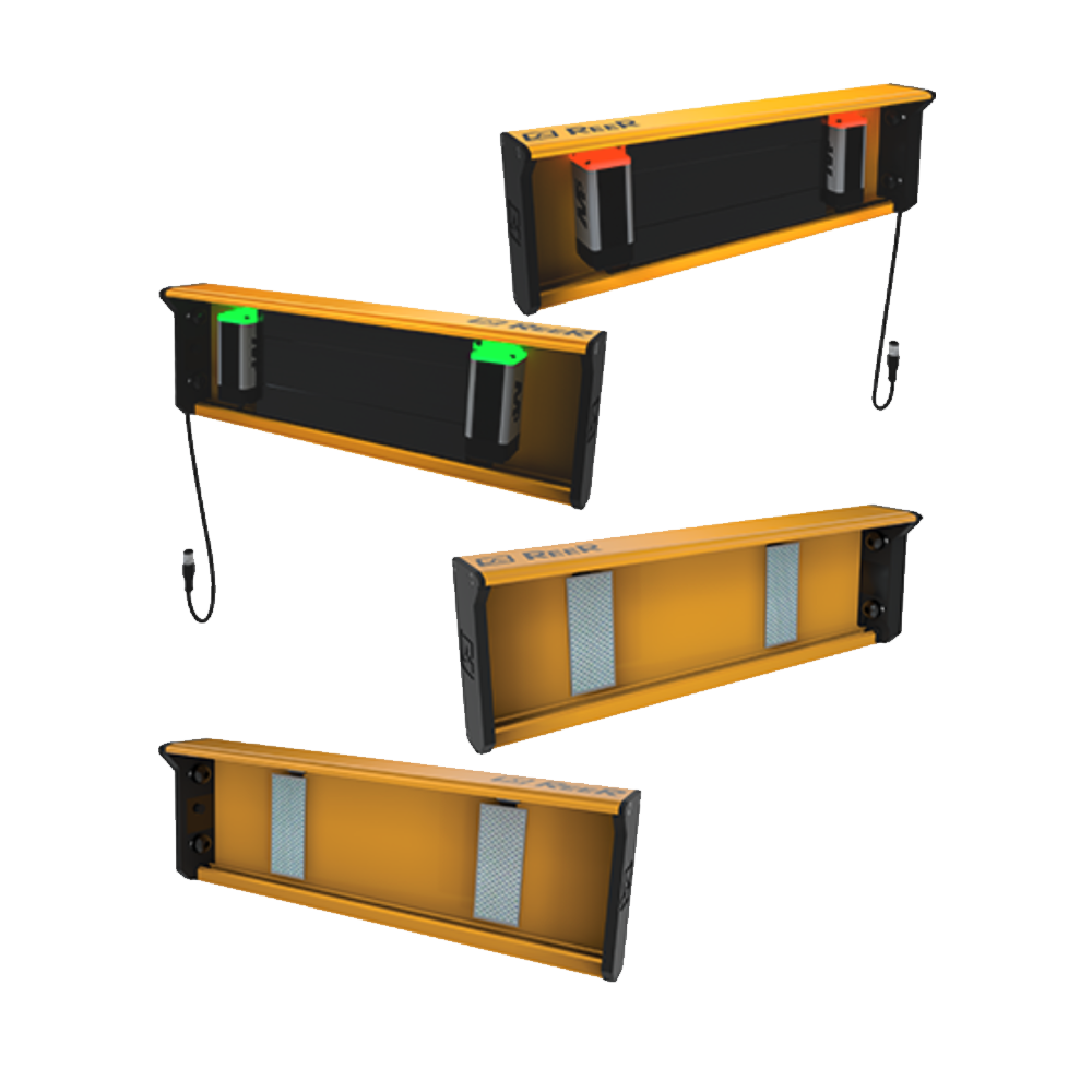 1390820 REER MUTING BRACKETS, 4 MTRX, T-LOGIC, PARALLEL BEAM, TRANSPARENT PARTS, L:910MM(MZ T4P TRX G)