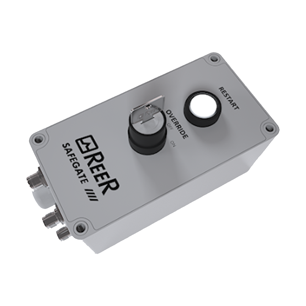 1390957 REER CONNECTION BOX FOR SAFEGATE, OVERRIDE (2 STATIC OSSD), LENGTH: 235MM(M SG BOX OSSD)