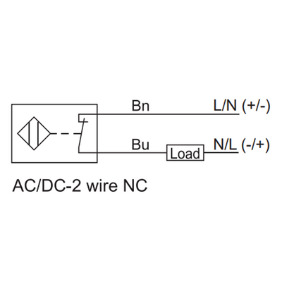FI15-ZG30-ON6L ELCO S.S. THREADED CYLINDRICAL INDUCTIVE SENSOR M30, SWITCHING DISTANCE 15 MM, FLUSH, IP68, -40 TO 85 DEG C, NPN NO, CABLE PUR 2 M