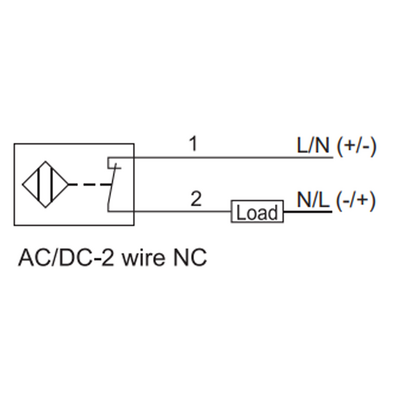FI2-G08-OP6L-Q8 ELCO THREADED CYLINDRICAL INDUCTIVE SENSOR M8, SWITCHING DISTANCE 2 MM, FLUSH, IP68, -30 TO 85 DEG C, PNP NO, M8 CONNECTOR