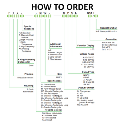 FI2-G08-OP6L-Q8 ELCO THREADED CYLINDRICAL INDUCTIVE SENSOR M8, SWITCHING DISTANCE 2 MM, FLUSH, IP68, -30 TO 85 DEG C, PNP NO, M8 CONNECTOR
