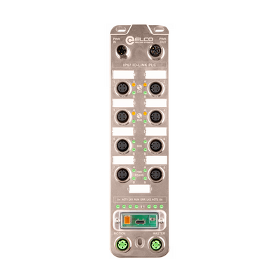 FCEN-8LKM-8A-M-PLC ELCO IP67 PLC - IO LINK MASTER 6 FUNCTION MULTIPROTOCOL PLC/ETHERNET/HMI/IO/MOTION CONTROL/ RS485