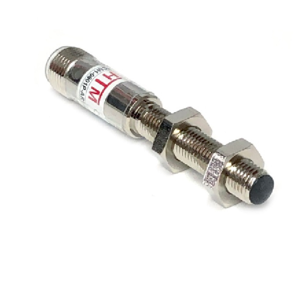 WCM1-1202P-ARU4 HTM ROUND WELD FIELD IMMUNE SENSOR<BR>2MM RANGE 12MM BODY BRASS NO PNP SHIELDED 4 PIN M12