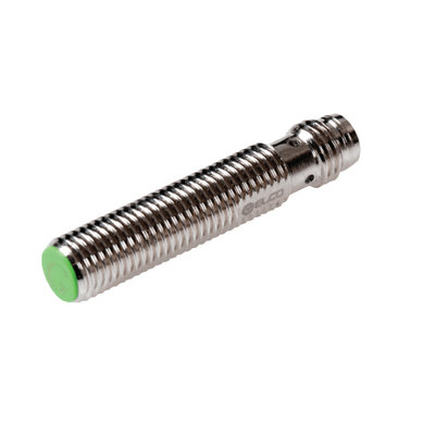 FI4-ZG12-OP6L-Q12 ELCO S.S. THREADED CYLINDRICAL INDUCTIVE SENSOR M12, SWITCHING DISTANCE 4 MM, FLUSH, IP68, -40 TO 85 DEG C, PNP NO, M12 CONNECTOR