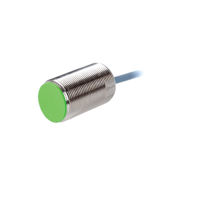 FI15-ZG30-ON6L ELCO S.S. THREADED CYLINDRICAL INDUCTIVE SENSOR M30, SWITCHING DISTANCE 15 MM, FLUSH, IP68, -40 TO 85 DEG C, NPN NO, CABLE PUR 2 M