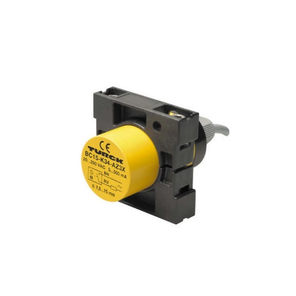 BC15-K34-VN4X TURCK CAPACITIVE BARREL SENSOR<BR>15MM RANGE 34MM PLAS NO/NC NPN 10-65VDC 2M