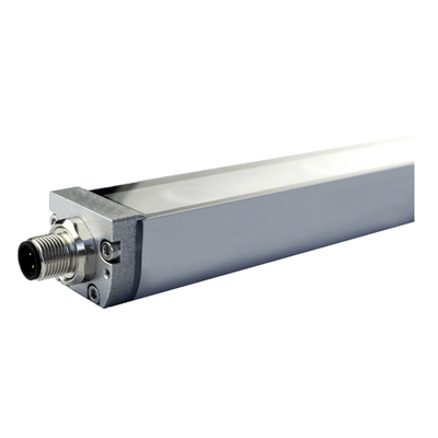LF32W1000 MACHINE LIGHTS, 25 W, 5700 K DAYLIGHT WHITE, TRANSPARENT GLASS, 82°, 2200 LM, 24 V AC/DC, M12 PLUG 4-PIN, -20  … +50 °C, IP65