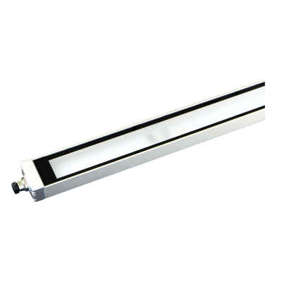 LF48W400-M MACHINE LIGHTS, 12.4 W, 5700 K DAYLIGHT WHITE, FROSTED GLASS, 82°, 1000 LM, 24 V AC/DC, M12 PLUG 4-PIN, -20  … +50 °C, IP67, CASCADABLE