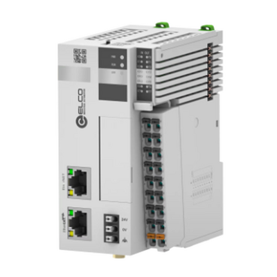 LOGIC X0-1GN-E ELCO PROGRAMMABLE LOGIC CONTROLLER X0 SERIES, RJ45 ETHERCAT/NET, RS-232+RS-485, SUPPORTS ETHERCAT MODBUSTCP, MODBUSRTU, 8DI+4DO(NPN)+2AI(0/4-20 MA)