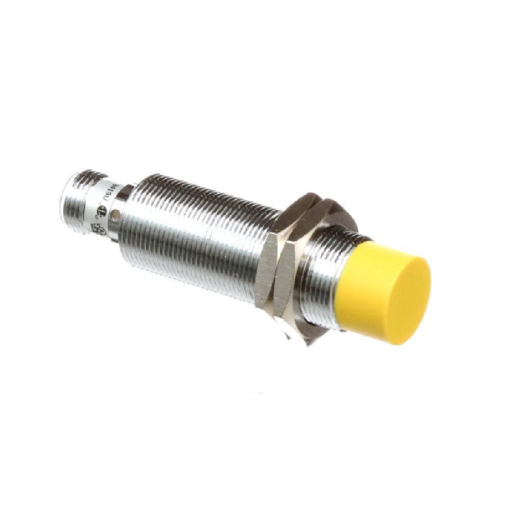 NI 8-M18-AP6X-H1141 TURCK INDUCTIVE BARREL SENSOR<BR>8MM RANGE 18MM BRASS NO PNP 10-30VDC 4 PIN M12
