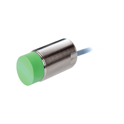 NI22-G30-CP6L ELCO THREADED CYLINDRICAL INDUCTIVE SENSOR M30, SWITCHING DISTANCE 22 MM, NON-FLUSH, IP68, -30 TO 85 DEG C, PNP NC, CABLE 2 M