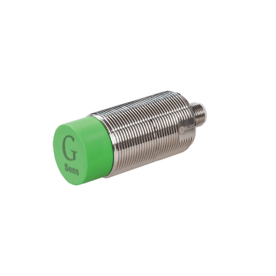 NI30-G30-CP6L-Q12 ELCO THREADED CYLINDRICAL INDUCTIVE SENSOR M30, SWITCHING DISTANCE 30 MM, NON-FLUSH, IP68, -30 TO 85 DEG C, PNP NC, M12 CONNECTOR