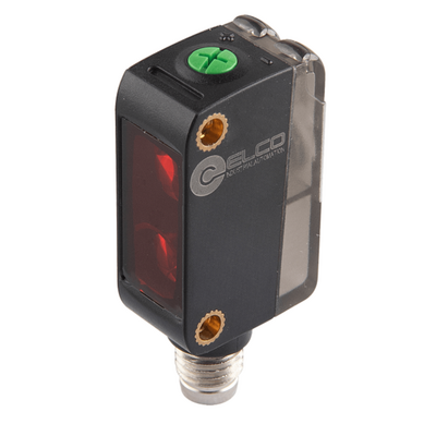 OS10S-AK150CP6Q8.3 ELCO PHOTOELECT SENSOR, OS10S-SERIES, DIFF W/ BGS, RED BEAM, OR:6-150MM, PNP, LO/DO, -20TO60 DEG C, SW FRQ:400HZ, M8 3-PIN