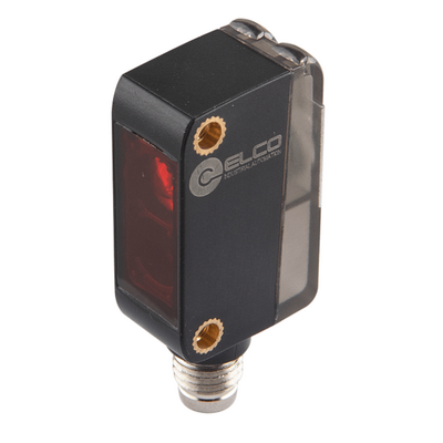 OS10S-ECP6-0.3-Q8/AP ELCO PHOTOELECT SENSOR, OS10S-SERIES, OPPOSED, RECEIVER, RED BEAM, OR:10 M, PNP, LO/DO, 10TO30VDC, -20TO60 DEG C, SW FRQ:800HZ, 0.3 M+M8 4-PIN