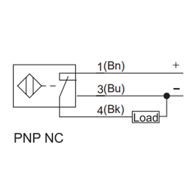 NI12-G18-ON6L ELCO THREADED CYLINDRICAL INDUCTIVE SENSOR M18, SWITCHING DISTANCE 12 MM, NON-FLUSH, IP68, -30 TO 85 DEG C, NPN NO, CABLE 2 M