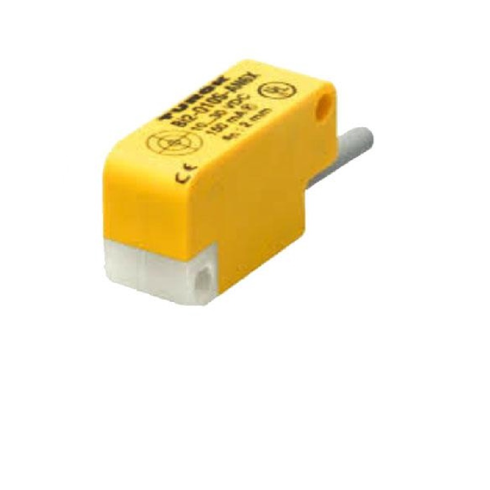 BI 8-Q10-VP6X2-0.2M-RS 4.4T TURCK INDUCTIVE RECTANGULAR SENSOR<BR>8MM RANGE 10MM PBT NO/NC PNP 10-30VDC 4 PIN M12/0.2M