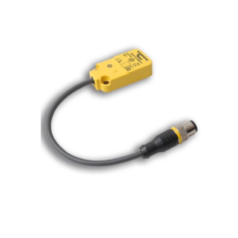 NI20-Q14-ADZ32X2-0.2M-SB 3T TURCK INDUCTIVE RECTANGULAR SENSOR<BR>30MM RANGE 14MM PLAS NO 20-250VAC/10-300VDC 3 PIN 1/2" M12/0.2M