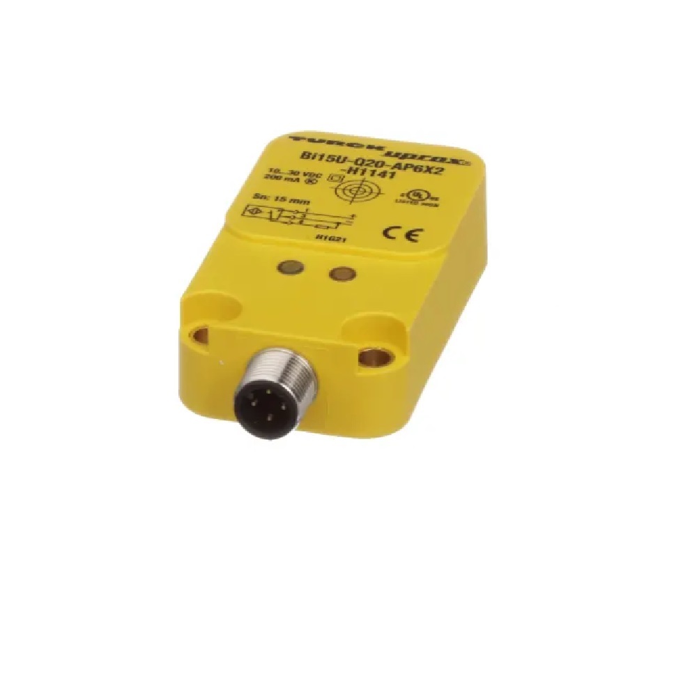 BI50U-Q80-VN4X2-H1141 TURCK INDUCTIVE RECTANGULAR SENSOR<BR>50MM RANGE 80MM PLAS NO/NC NPN 10-65VDC 4 PIN M12