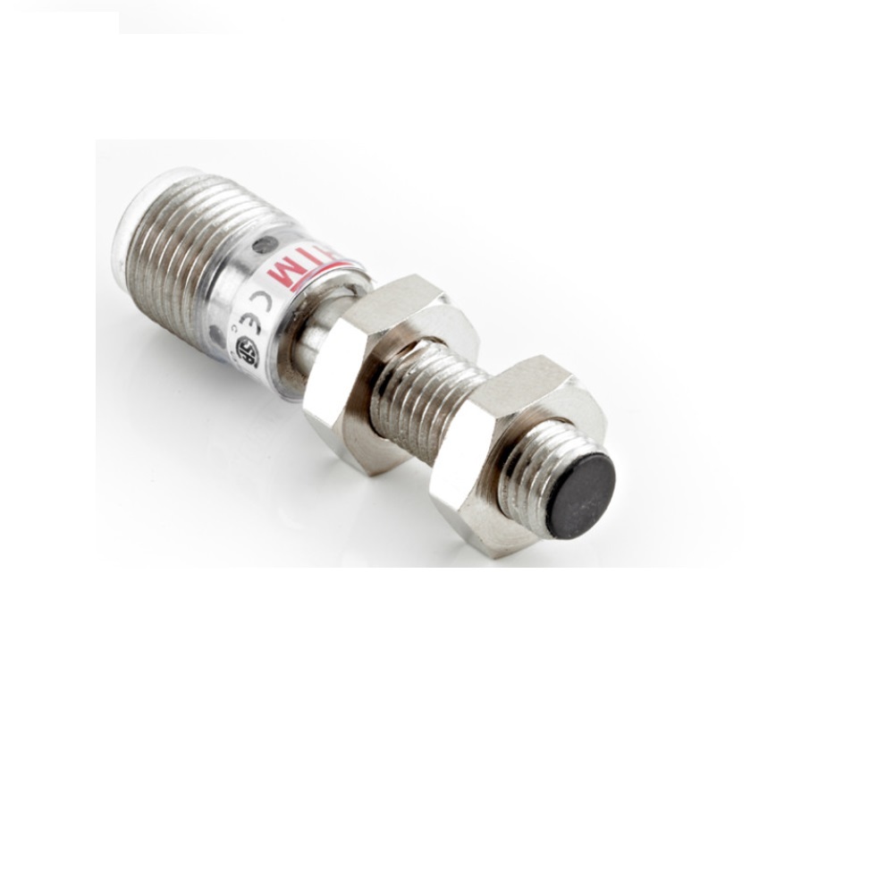 OCN1-0802P-ARS4-PTFE-100C HTM ROUND EXTENDED RANGE SENSOR<BR>2MM RANGE 8MM BODY BRASS NO PNP SHIELDED 4 PIN M12