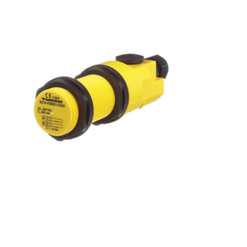 BC10-P30SR-FZ3X2-B3131 TURCK CAPACITIVE BARREL SENSOR<BR>10MM RANGE 30MM PLAS 20-250VAC3 PIN 1/2" M12