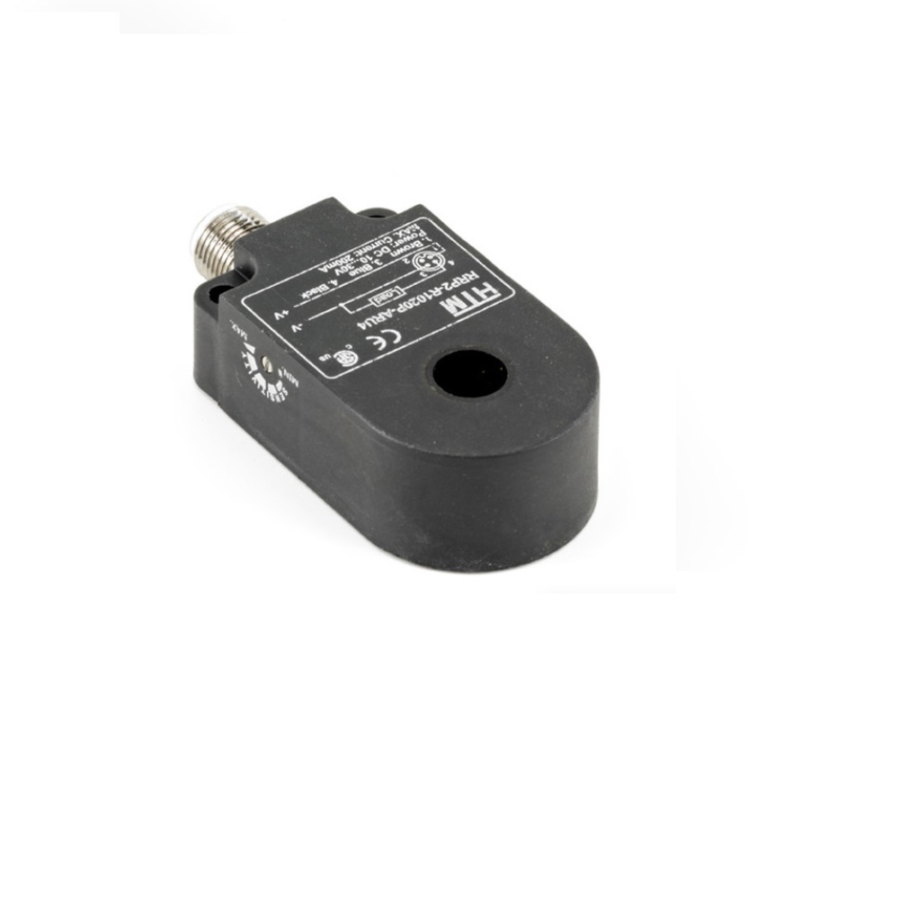 RRP2-R2120P-ARU4 HTM INDUCTIVE RECTANGULAR RING SENSOR<BR>20MM RANGE 21MM PLAS NO PNP 10-30VDC 4 PIN M12