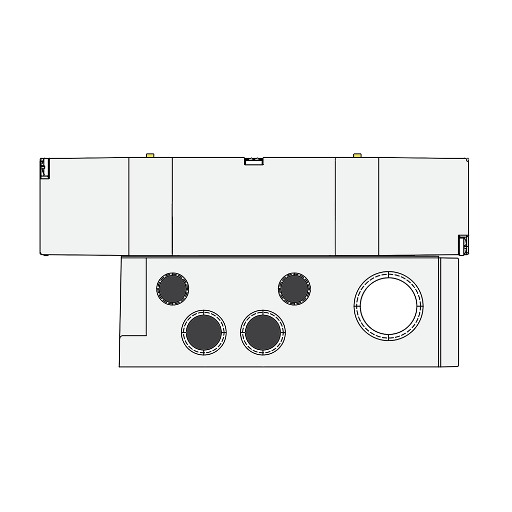 051BB43AMN00061 NUMATICS/AVENTICS SOL-PILOT VALVE/BASE<BR>2005 SERIES 4/2 DETENT 24VDC 1/8" NPT