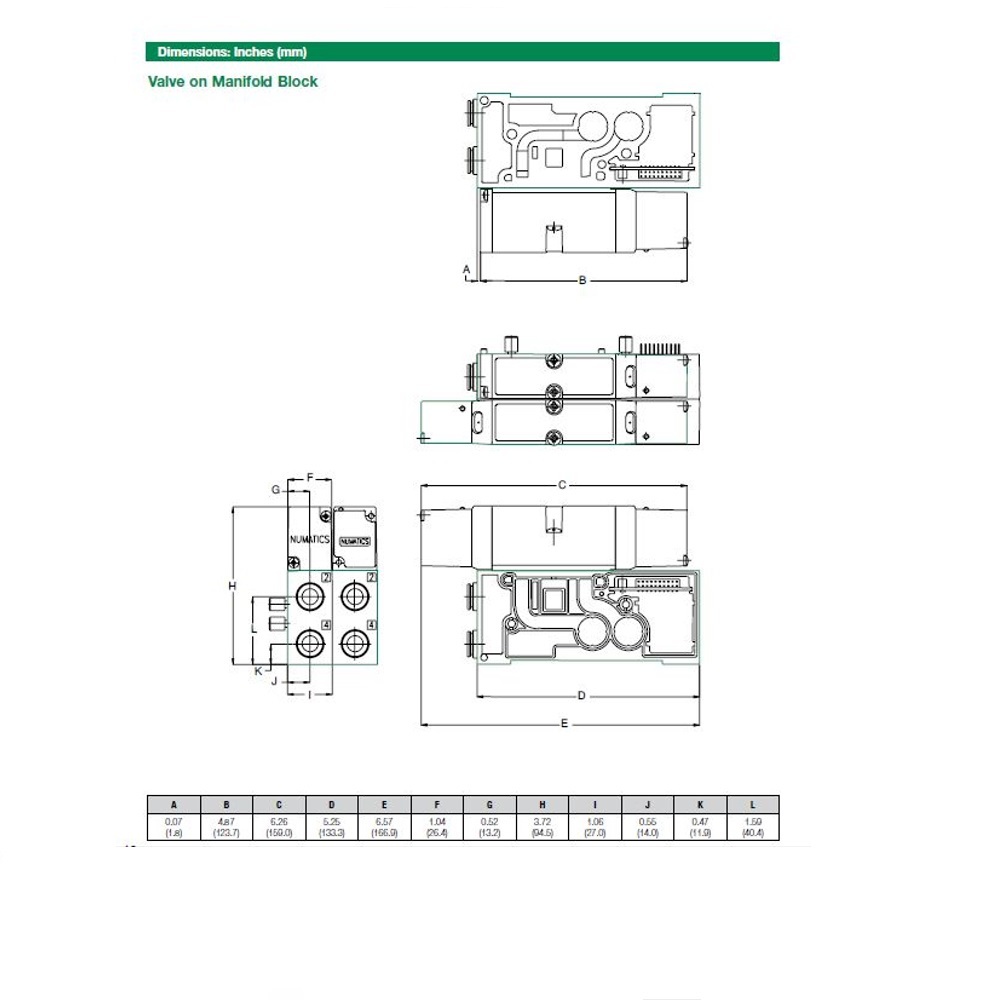 123BA415MN56Y61 NUMATICS/AVENTICS SOL-PILOT VALVE/MANIFOLD<BR>2012 SERIES 4/2 SPR RTN 24VDC 3/8" NPT, 4 PIN M12 CONN