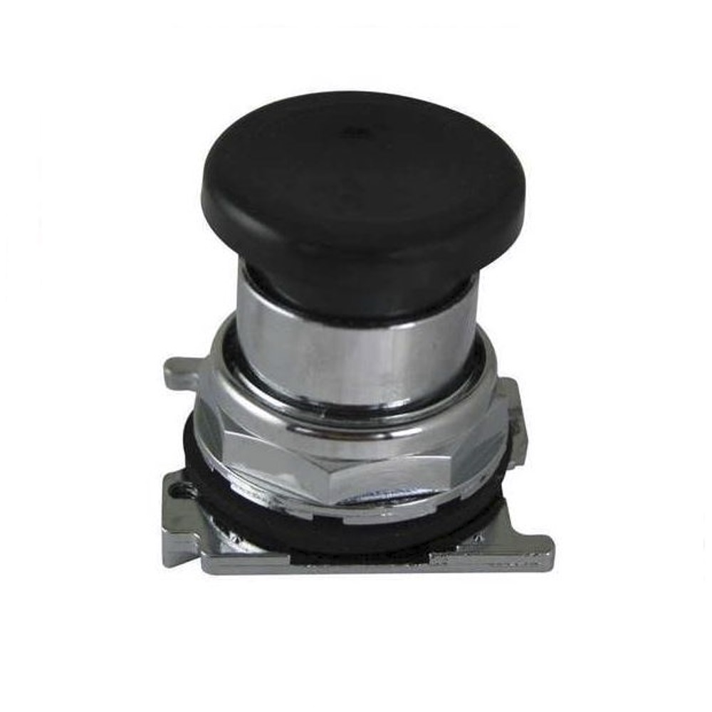212-212 NUMATROL MECHANICAL VALVE PART<BR>PB SERIES (MUSHROOM PUSHBUTTON) BLACK