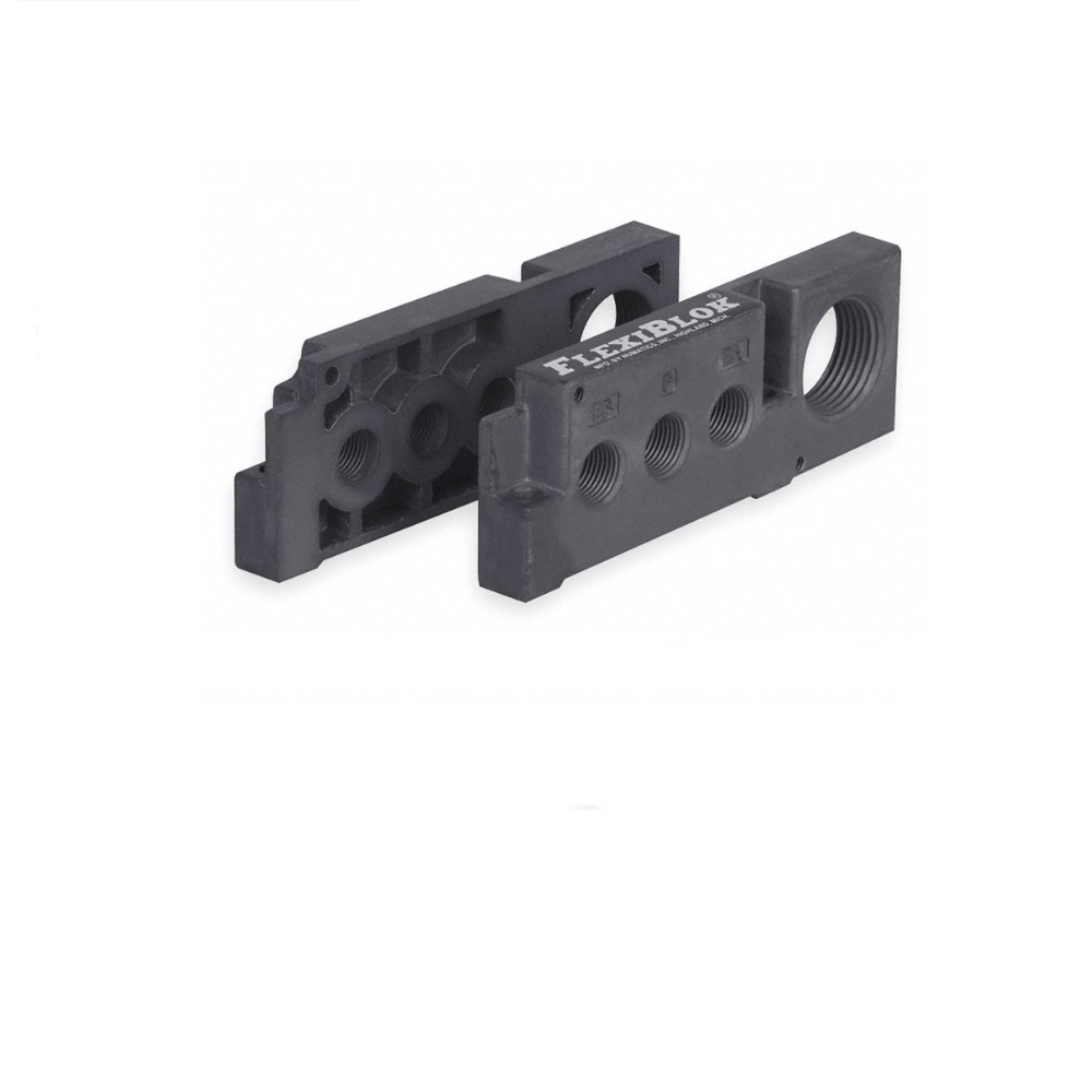 104-228 NUMATICS/AVENTICS END PLATE KIT<BR>MK8 SERIES 1/2" NPT, RIGHT SIDE ONLY