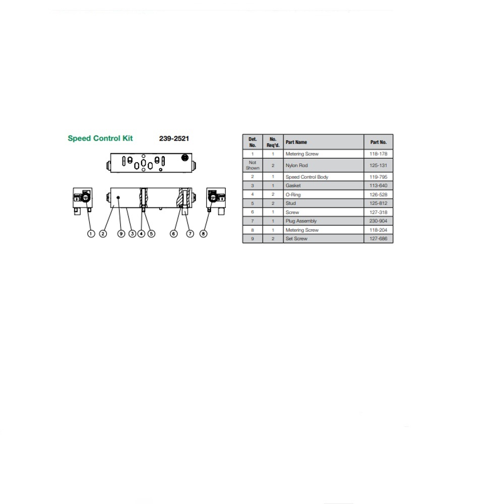 239-2521 NUMATICS/AVENTICS SANDWICH SPEED CONTROL<BR>ISO 26MM SERIES W/PLUG